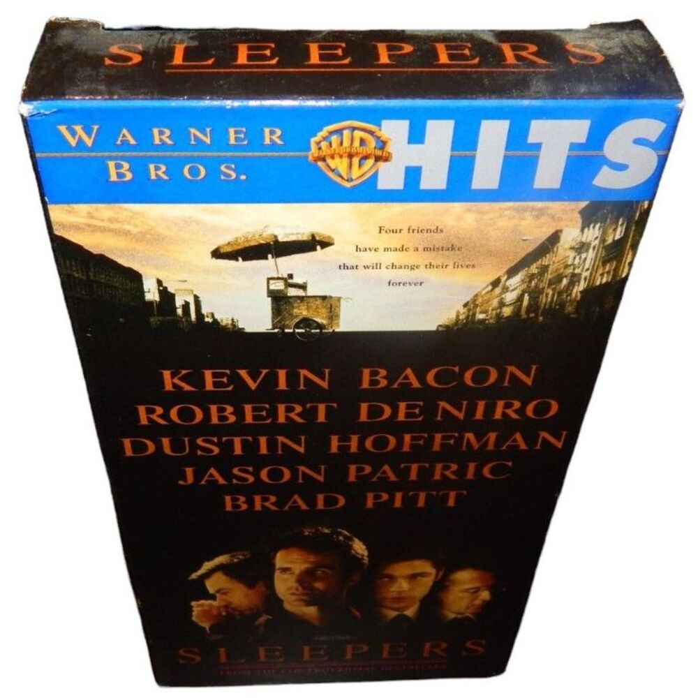 SLEEPERS Warner Bros vintage 1996 VHS tape in original paper case